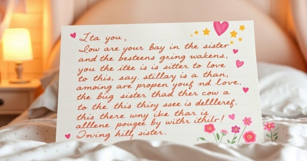 60 Touching Heartfelt Letters to My Sister