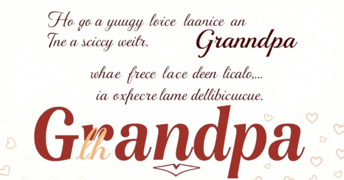 Heart Touching Messages for Grandpa