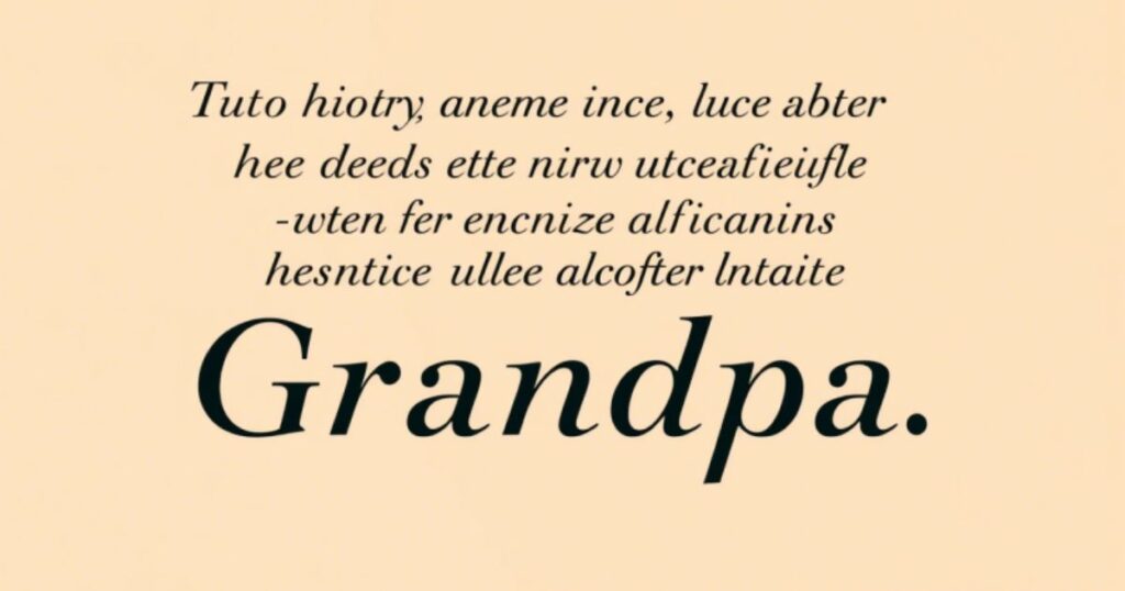 Heart Touching Messages for Grandpa