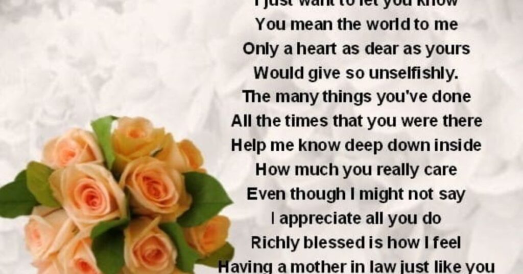 Touching and Heartfelt Messages for Mother-in-Law
