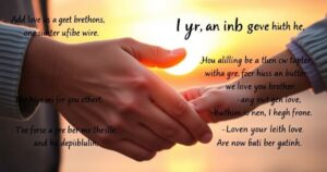 50+ Touching Letter to My Brother from the Heart