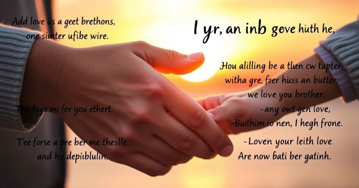 50+ Touching Letter to My Brother from the Heart