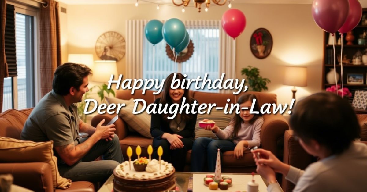 Birthday Wishes for Daughter in Law