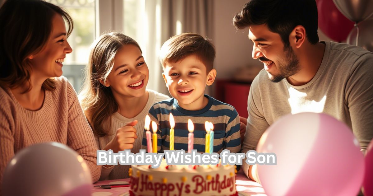 Birthday Wishes for Son