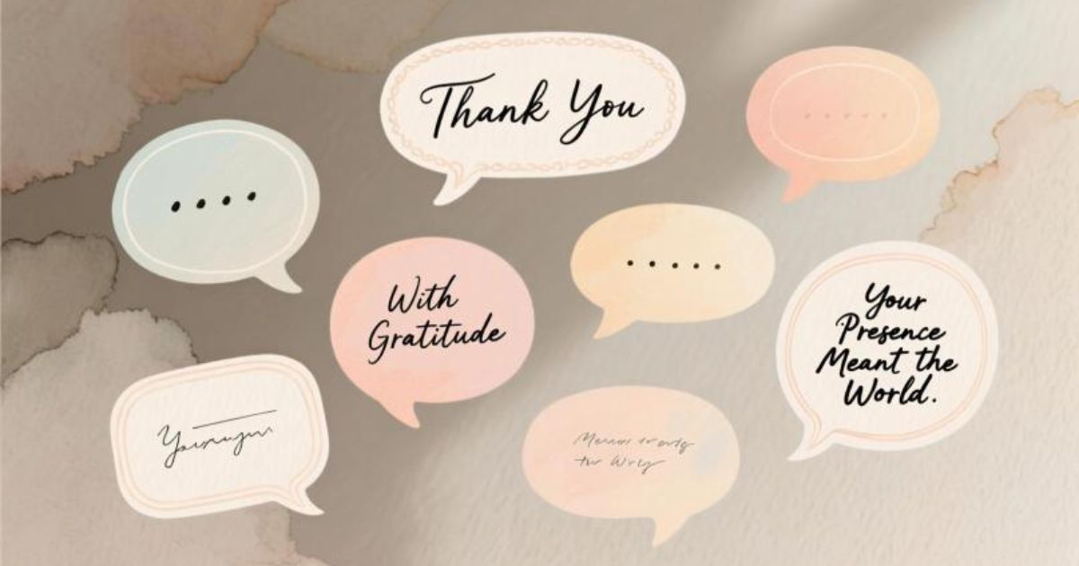 thanks-for-coming-messages